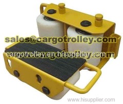 Machinery mover skates is easy to operate