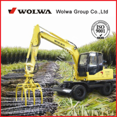 Hydraulic Wheeled Sugarcane Wood Loader