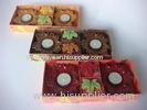 Autumn scented candle gift set pvc lid