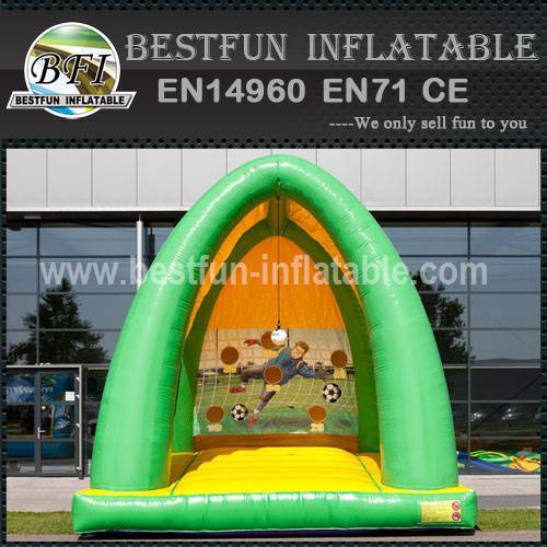 Inflatable soccer goal product