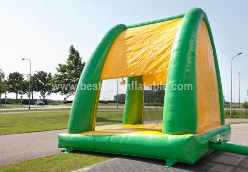 Acrobatic inflatable shooting game