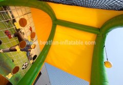 Acrobatic inflatable shooting game