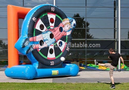 Inflatable shooting game goalie