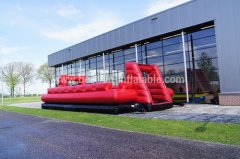 Structure inflatable human foosball red n black