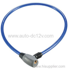 Small double color head cable lock