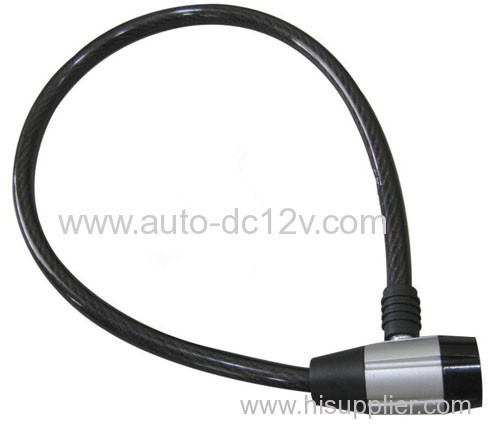 New double color head cable lock