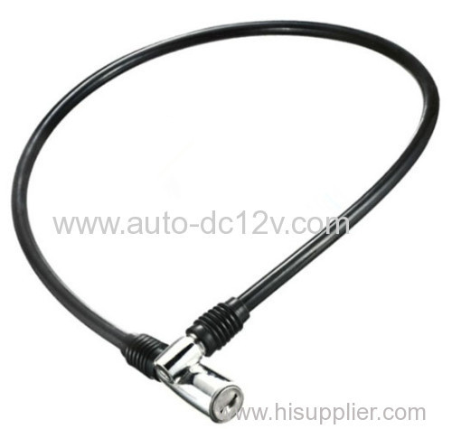 Chrome-plating cable bicycle lock