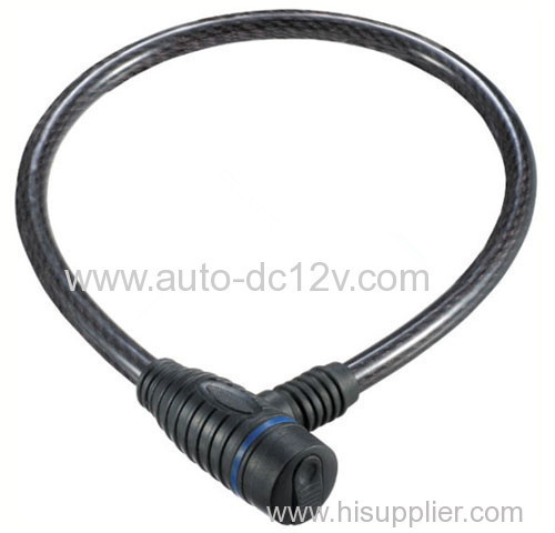 Plastic head cable lock