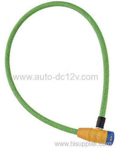 Plastic head cable lock