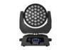 Party light 37 * 9 W RGBWA Led Wash Moving Head DJ Entertainment Light IP20