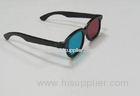ABS Plastic Plastic Red Cyan 3d Glasses , Liner Circular Polarized Glasses