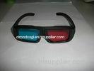ABS Plastic Red Cyan 3D Glasses With 0.16mm PET Lenses