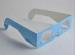 Red Blue Paper Chromadepth 3D Glasses Enviromental Friendly OEM ODM