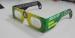 Homemade Solar Eclipse Glasses , 0.06mm PVC PET Laser Lenses Glasses