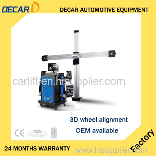 DECAR High accuracy 3D car wheel aligner for auto shop wheel alignment