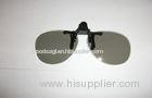 Clip On Plastic Circular Polarized 3D Glasses With Grade A Lenses