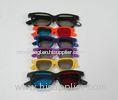 Red And Blue Plastic Circular Polarized 3D Glasses For Children