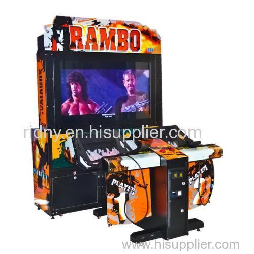 Rambo Shooting Game Arcade Machine Amusement Park Equipment