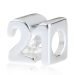 European Sterling Silver Birthday Milestones Number 21 Charm Beads Best Price