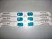 Paper Red-Blue 3D Decoder Glasses Used To View 3D Print Tv Movies