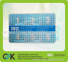 Hot sale Professional Printed Calendar Card of guangdong