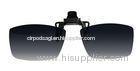 Passive Plastic Circular Polarized 3d Glasses , Clip On Anti Glare Glasses