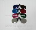 Flicker Free Plastic Circular Polarized 3D Glasses Red Cyan
