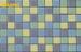 Professional Anti - Slipping Iridescent Glass Mosaic Tile For Fountains