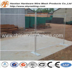 hot dipped galvanized round pipe frame temporary fence panel