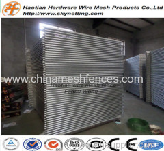 hot dipped galvanized round pipe frame temporary fence panel