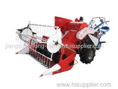 Wheel Type Small Rice Combine Harvester