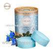 OEM Nature Blue luxury Solid Bubble Bath bar With GMPC Storng Foam