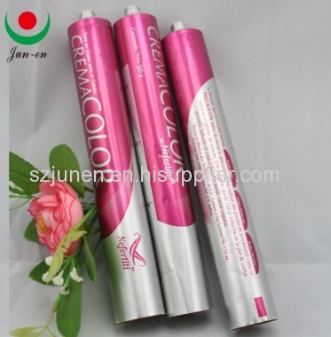 hair dye aluminum tubes customized aluminum tube soft tube aluminum