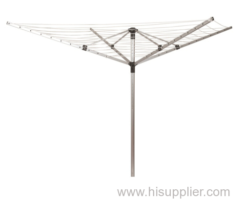 4 arms outdoor aluminum clothes rotary airer