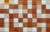 Wear Resistant Swimming Pools Stained Glass Mosaic Tiles With 300 300mm