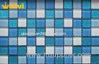 Corrosion - Resistant Iridescent Mosaic Glass Tile For Interior Decoration