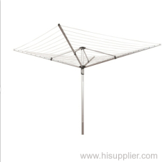 4-arm Outdoor Washing Line Airer