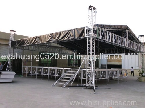 RK portable stage for outdoor event