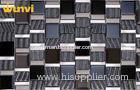 ISO Acid - Proof Kitchen Mosaic Tiles , Custom Glass And Metal Mosaic Tile