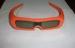 Orange Frame Universal Active Shutter 3D Glasses For Samsung TV