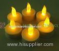 yellow LED tealight candles