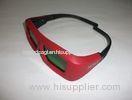 120Hz VR Red DLP Link 3D Glasses 0.7ma With CR2032 Lithium Battery