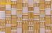 Gold Glass Mixed Metal Kitchen Stainless Steel Tiles For Luxury Decoration