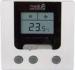 FCU Digital LCD Fan Coil Thermostat with Blue backlight , 86x86x23mm