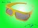 0.18mm Lenses Linear Polarized 3D Glasses Red Cyan / Green Magenta OEM