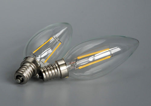 Dimmable LED Filament Candle Bulbs Free Shipping