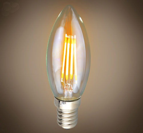 Dimmable LED Filament Candle Bulbs Free Shipping