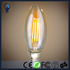 360 degree flame filament tip led lamp