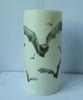 3*AA Battery ABS LED Pillar Candles with custom animal pattern printing