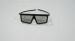 Reusable Plastic Circular Polarizing 3D Glasses , 3D Movie Eyewear